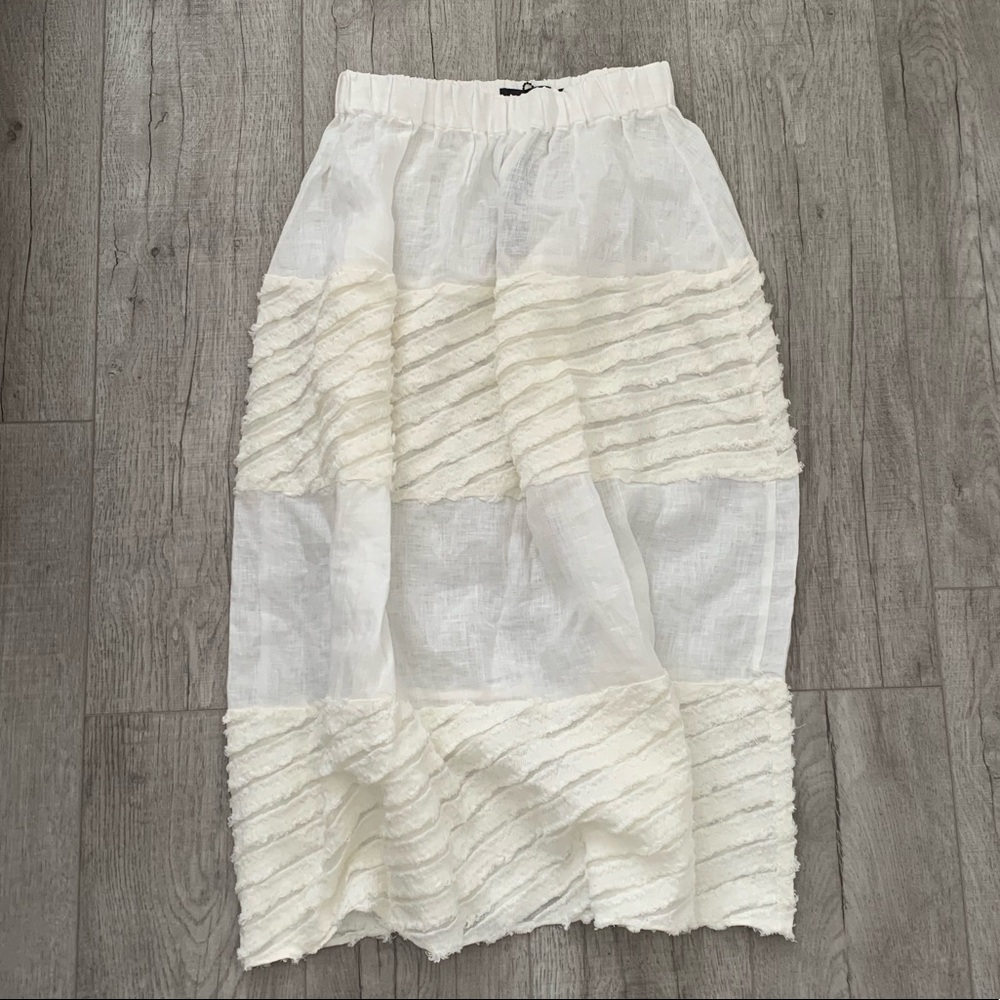 ABS Allen Schwartz Linen Skirt